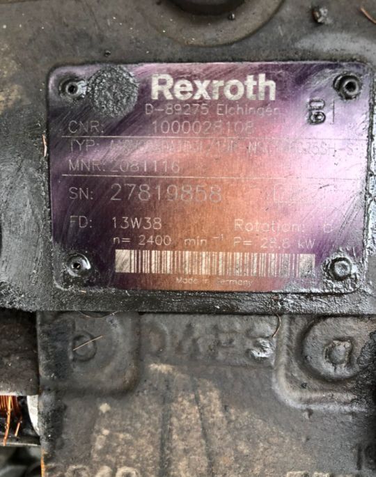 mesin Rexroth untuk telehandler Kramer Allrad 280 341-02